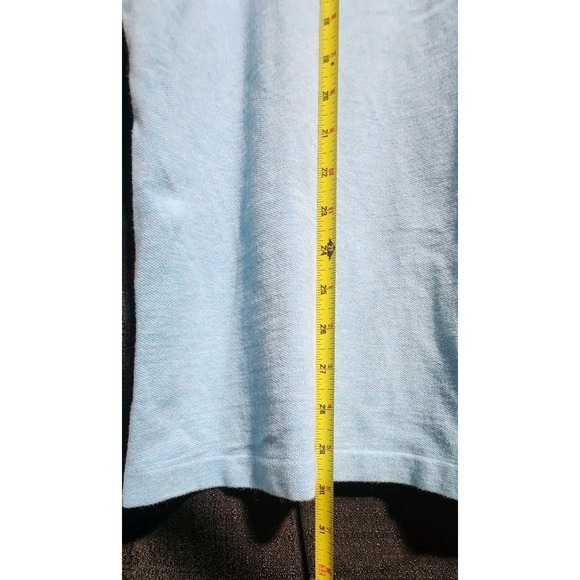 Polo Ralph Lauren Turquoise Blue Polo Shirt Top Yellow Pony Sz‎ Md Golf Casual - Picture 4 of 7